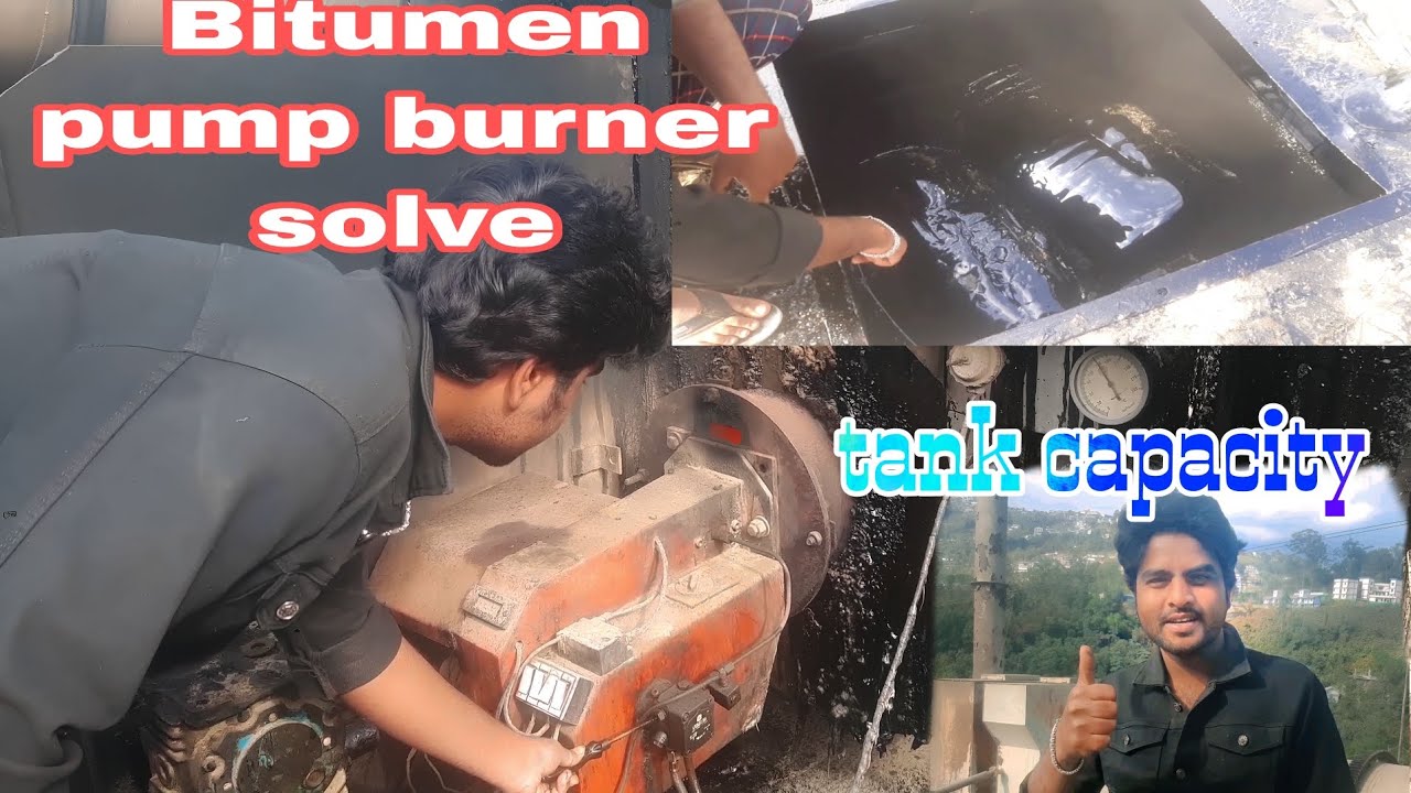 Asphalt plant bitumen tank capacity and burner pump solved @aliyavloge424 @AsphaltGames