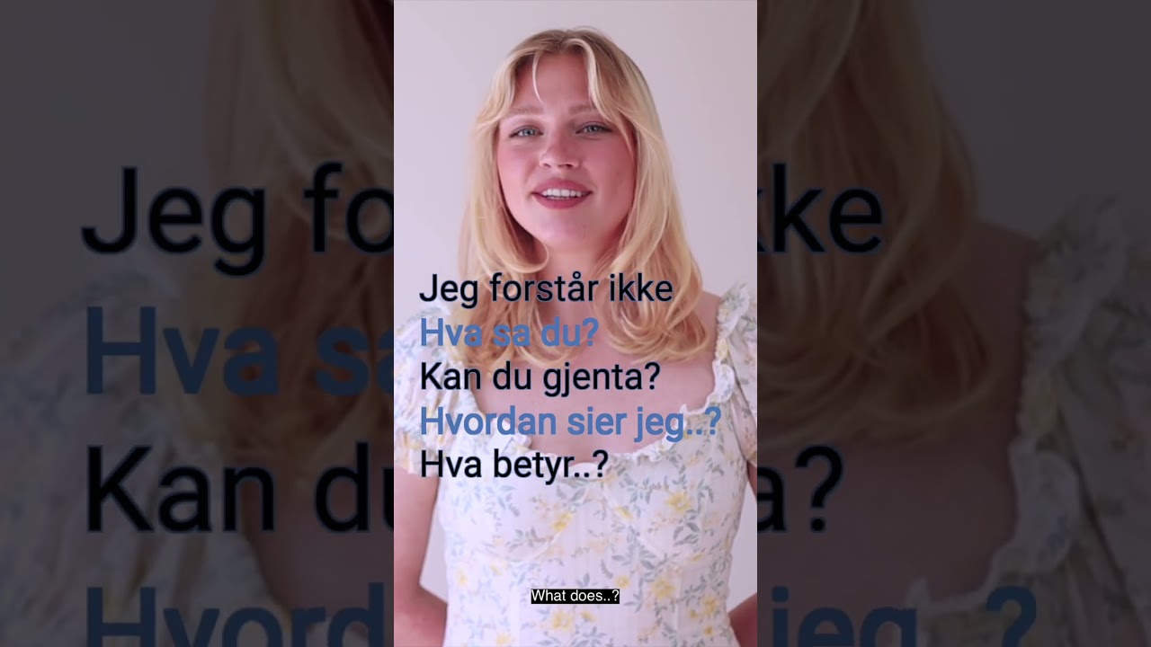ALL the Norwegian Conversation Basics You Need