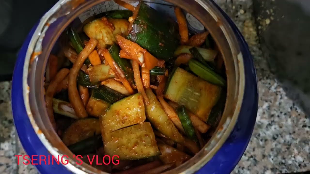 Kimchi Recipe / Kimchi / Cucumber Kimchi Recipe/ Homemade Kimchi Recipe / Easy Kimchi Recipe 