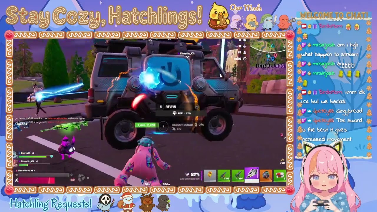 Fortnite fun with friendzz @chaotic_kitt @v0ltof and Captn