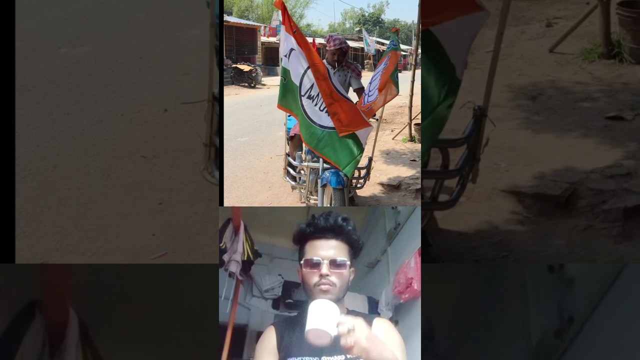 Matlab Voh Alag hi Level Ka Banda Tha 😂 || #TMC #bjp #flag #election #WestBengal #funny #shorts