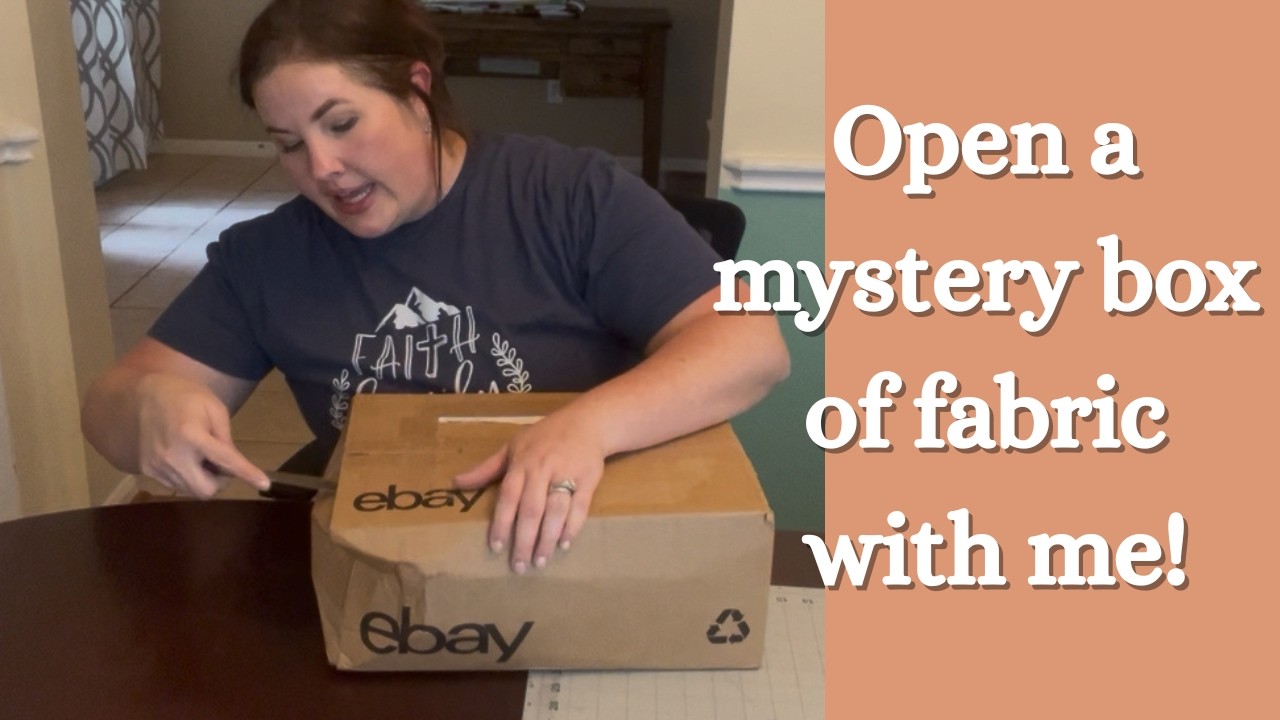 Received a surprise box of fabric!! Sew fun!