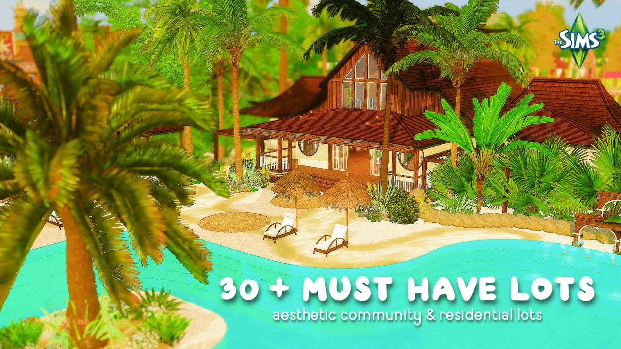 30+ Must Have Lots for Improved Gameplay | The Sims 3