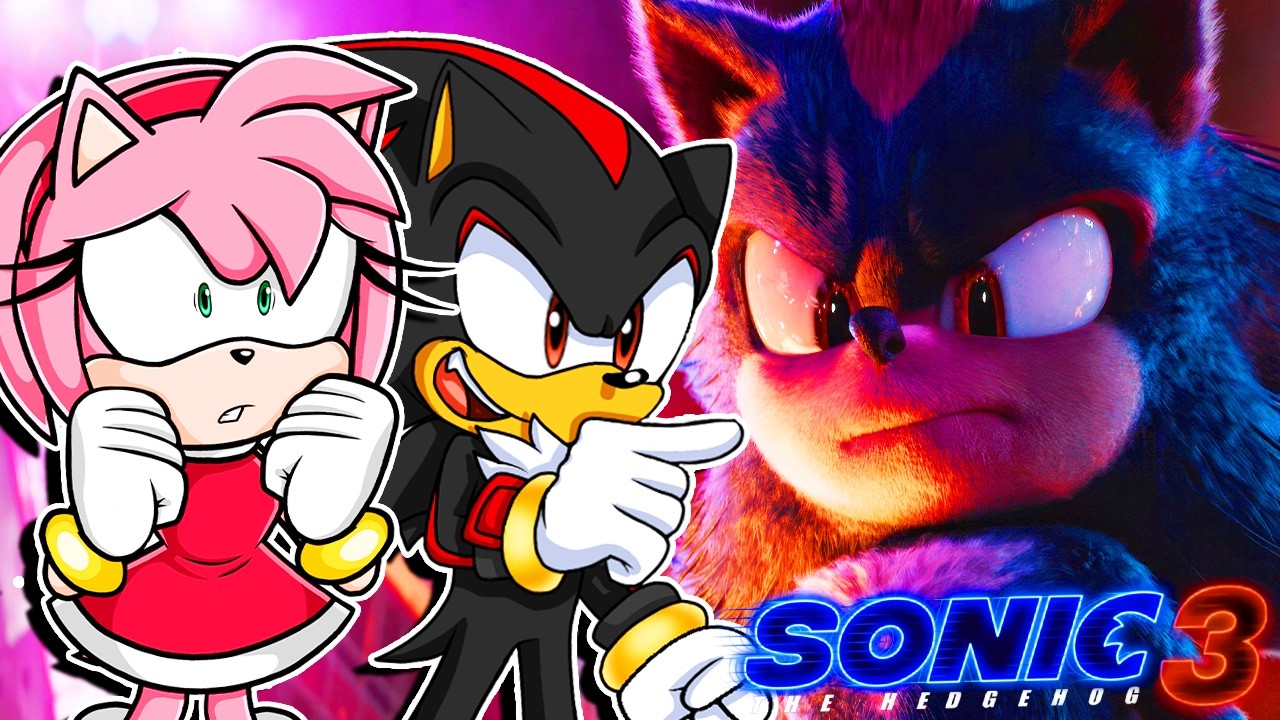 Amy & Shadow Reacts To SONIC THE HEDGEHOG 3 | Official Trailer!