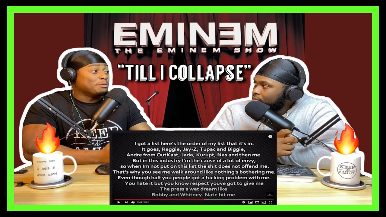 Eminem - Till I Collapse(ft.Nate Dogg|Brothers Reaction!!!!!!!!