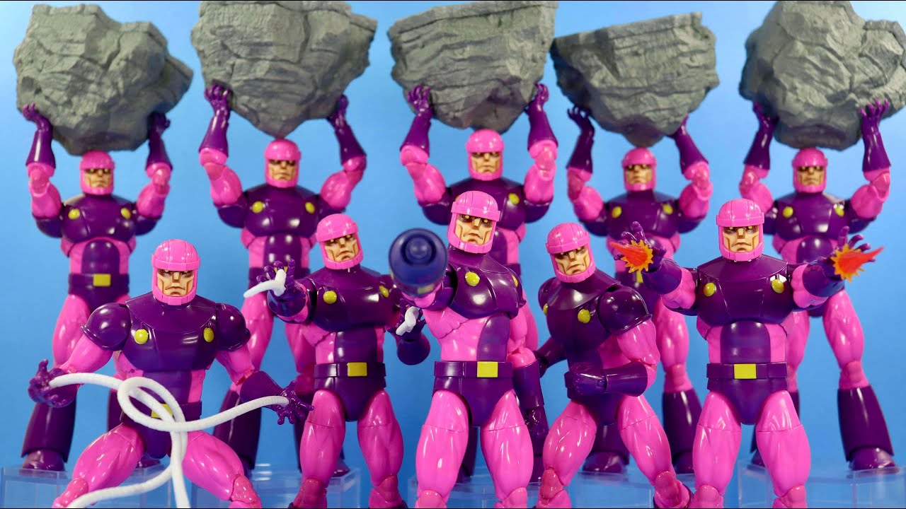 MARVEL LEGENDS X-MEN RETRO SERIES ARCADE SENTINEL'S 2-PACK REVIEW (HASBRO PULSE EXCLUSIVE)
