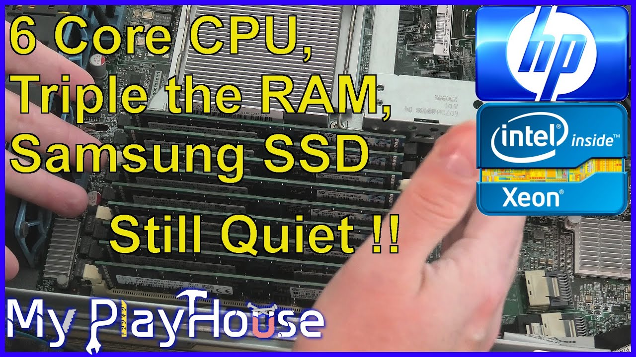 HP dl360 G6 - SSD, more RAM, better CPU - Silent - 964