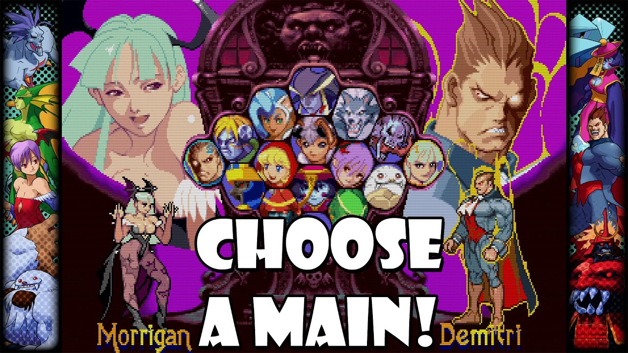 Darkstalkers: Vampire Savior - How to choose your main character!