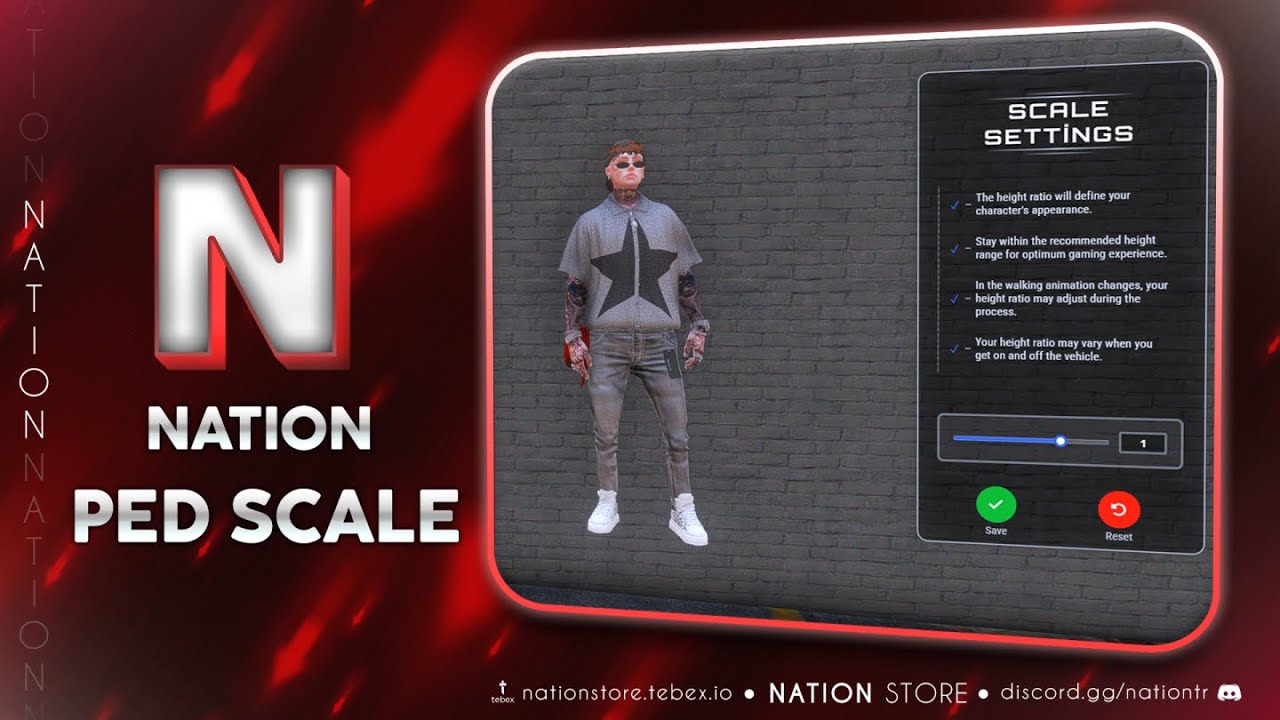NATION PED SCALE - Fivem Player Scaling