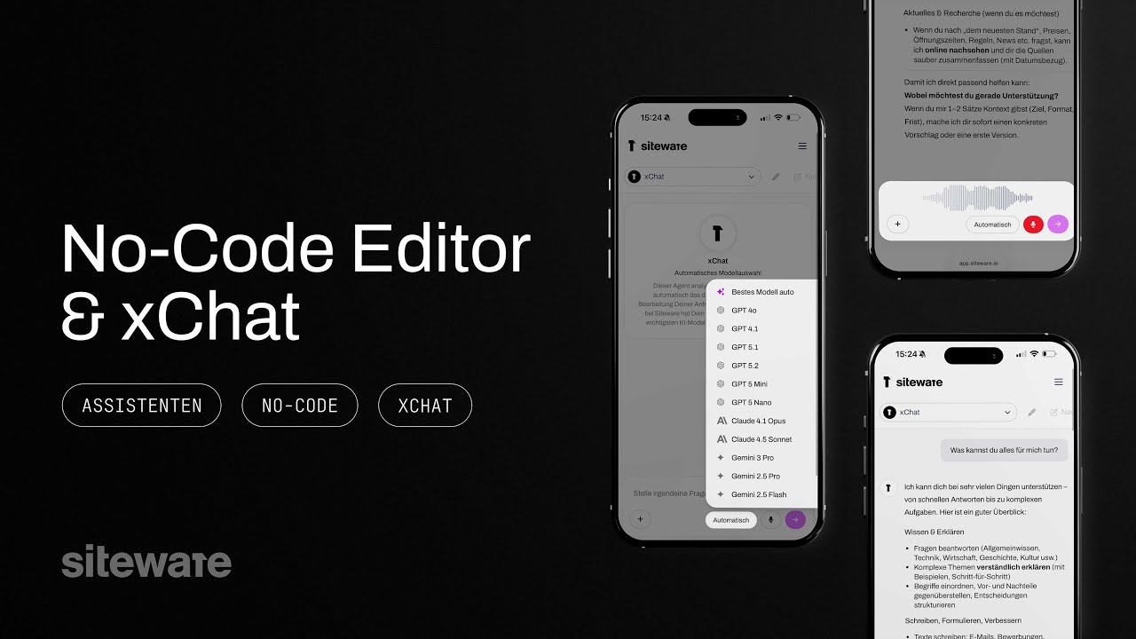 Wie du mit xChat und dem neuen No-Code-Editor leistungsstarke KI-Assistenten für dein Team erstellst