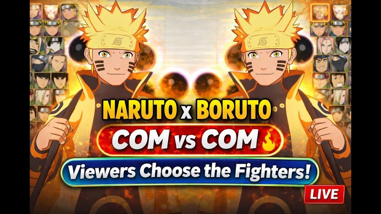 Naruto x Boruto LIVE – Viewers Choose Characters | Long Stream