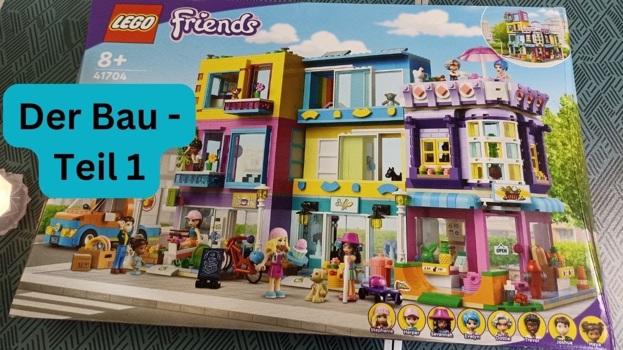 Wir bauen den Lego Friends Wohnblock 41704 - Teil 1