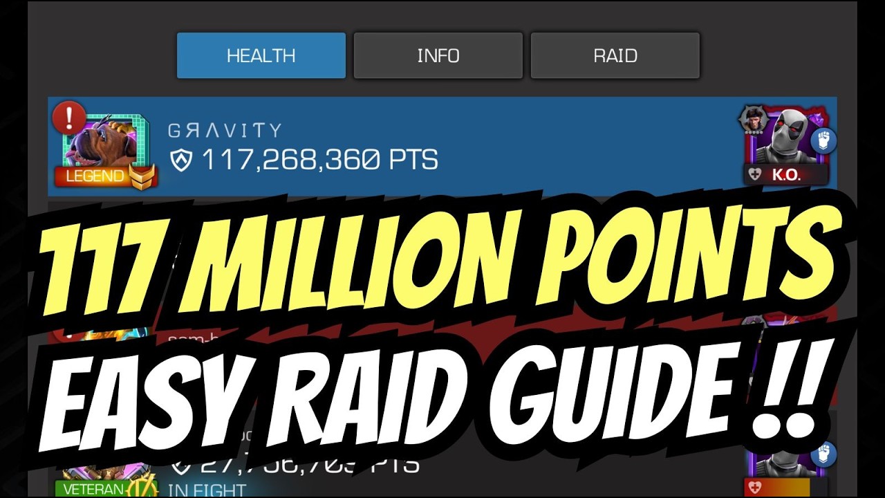 117 MILLION POINTS RAID GUIDE