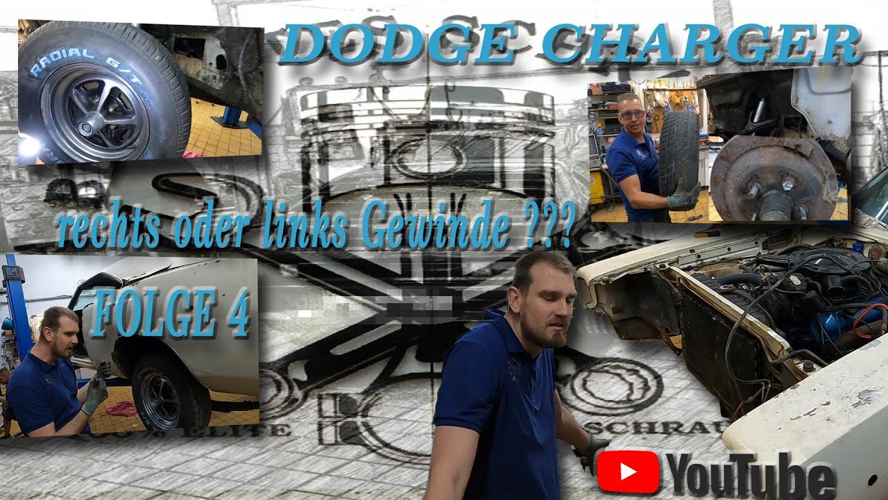 Dodge Charger 1968 Restauration Folge 4 Ausbau Sitze Abbau Räder