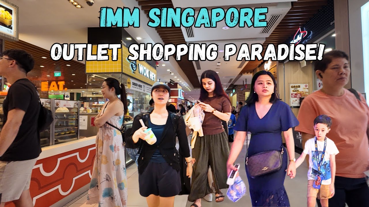 Discovering The BEST IMM Shopping Mall in Singapore