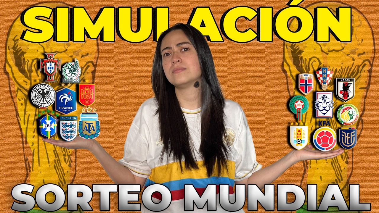 SIMULÉ 3 VECES el SORTEO del MUNDIAL 2026 | ¿CUÁL ES MÁS REALISTA? 🌎⚽