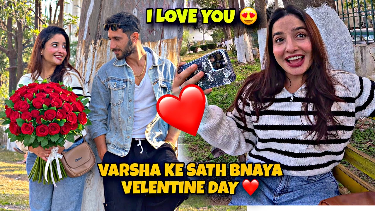 Varsha Ke Sath Banaya Velentine ❤️ @Varshavlogs0707 