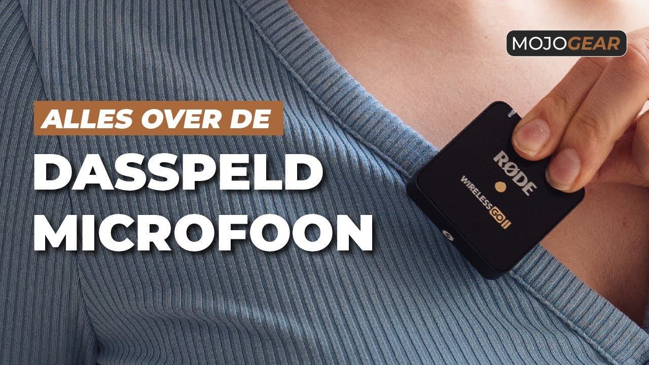 Alles over dasspeld microfoons 🎙️ | Hoe werkt het?