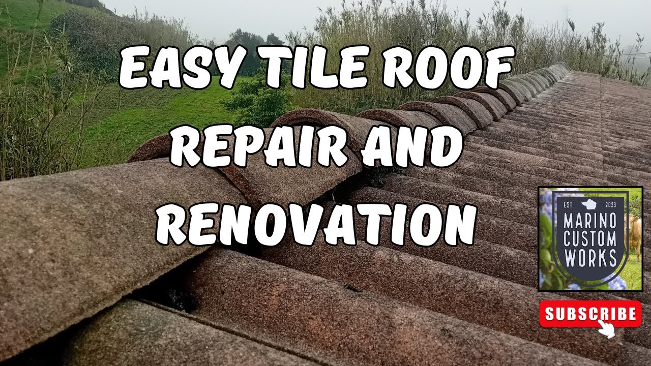Tile Roof Ridge Cap Seal - First Video on YouTube