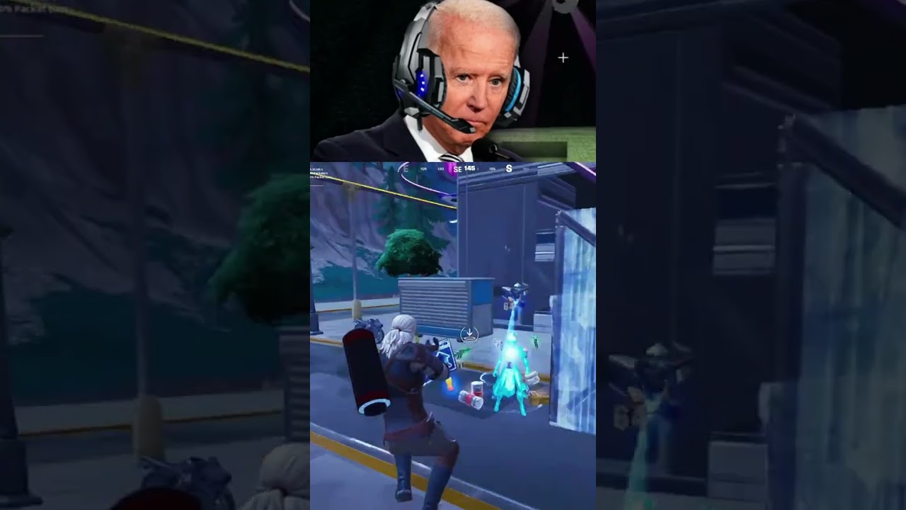 Joe Biden Plays Fortnite BR #fortnite #trending #funny #joebiden #gaming #trendingshorts #comedy