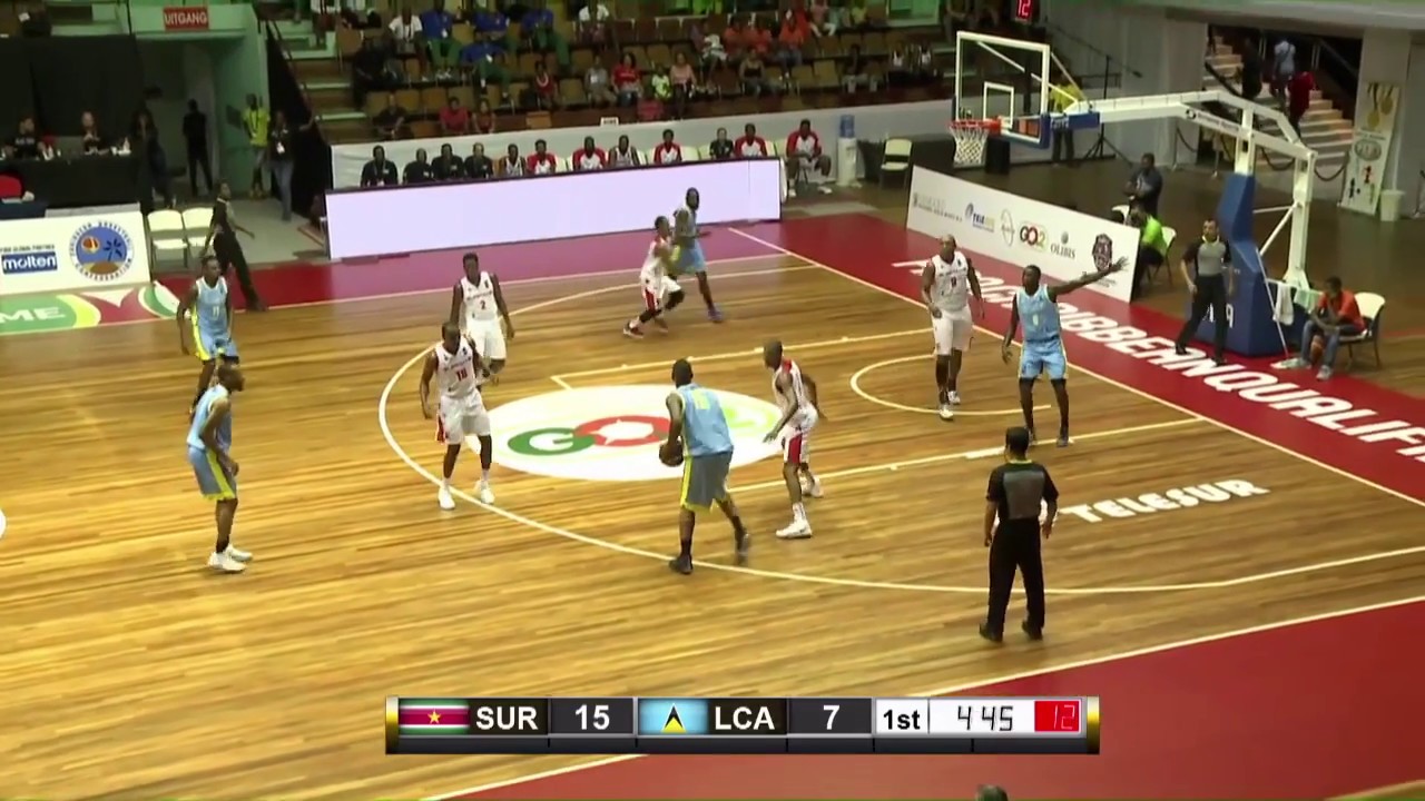 #4 Yandell Denis Highlight FIBA (Saint Lucia) White & Blue