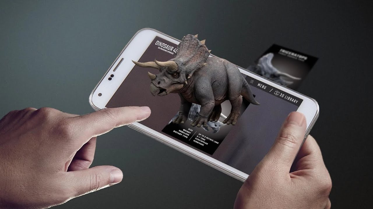 Flash Card 4D Dinosaur