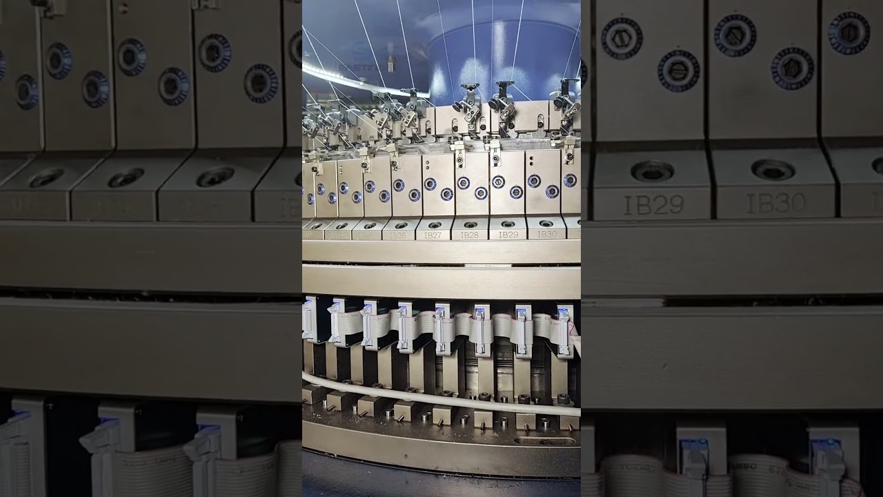 EASTINO 3 ways  jersey computer jacquard circular knitting machine#knittingmachine #eastino