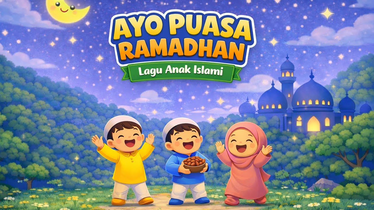Ayo Puasa Ramadhan | Lagu Anak Islami Ceria | Ting Tong Lala