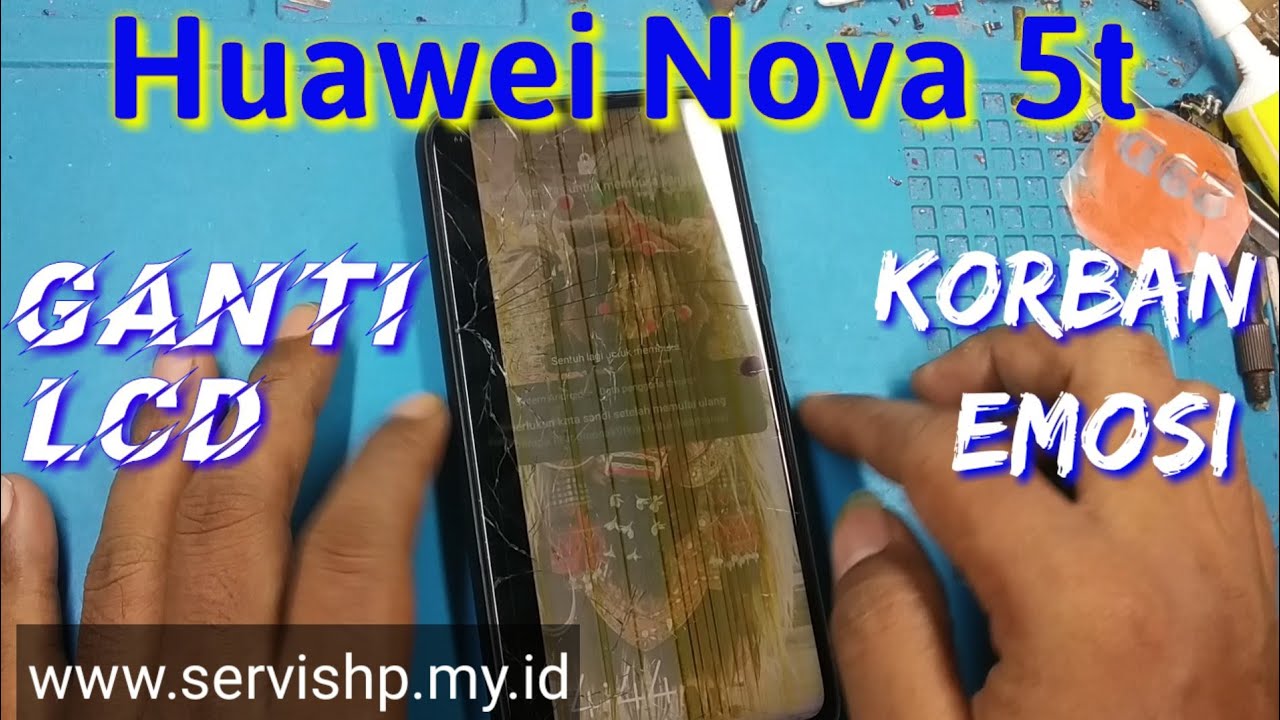 Servis Hp Huawei Nova 5t Ganti Lcd