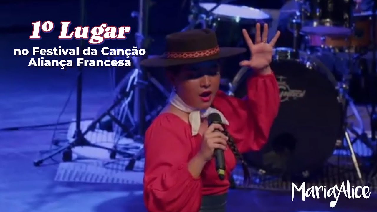 Maria Alice - Où est ma tête? | 1º Lugar no Festival da Canção Aliança Francesa