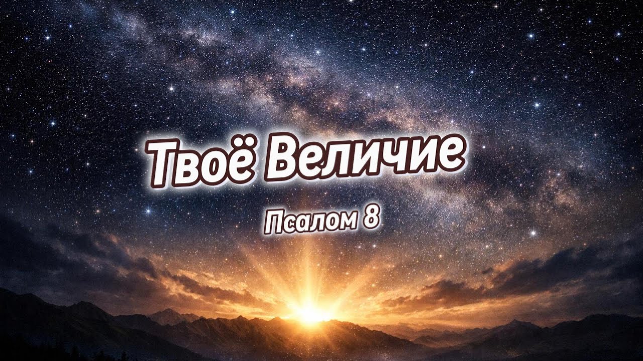 Твоё Величие — Песня Псалом 8 | Когда человек смотрит в небо