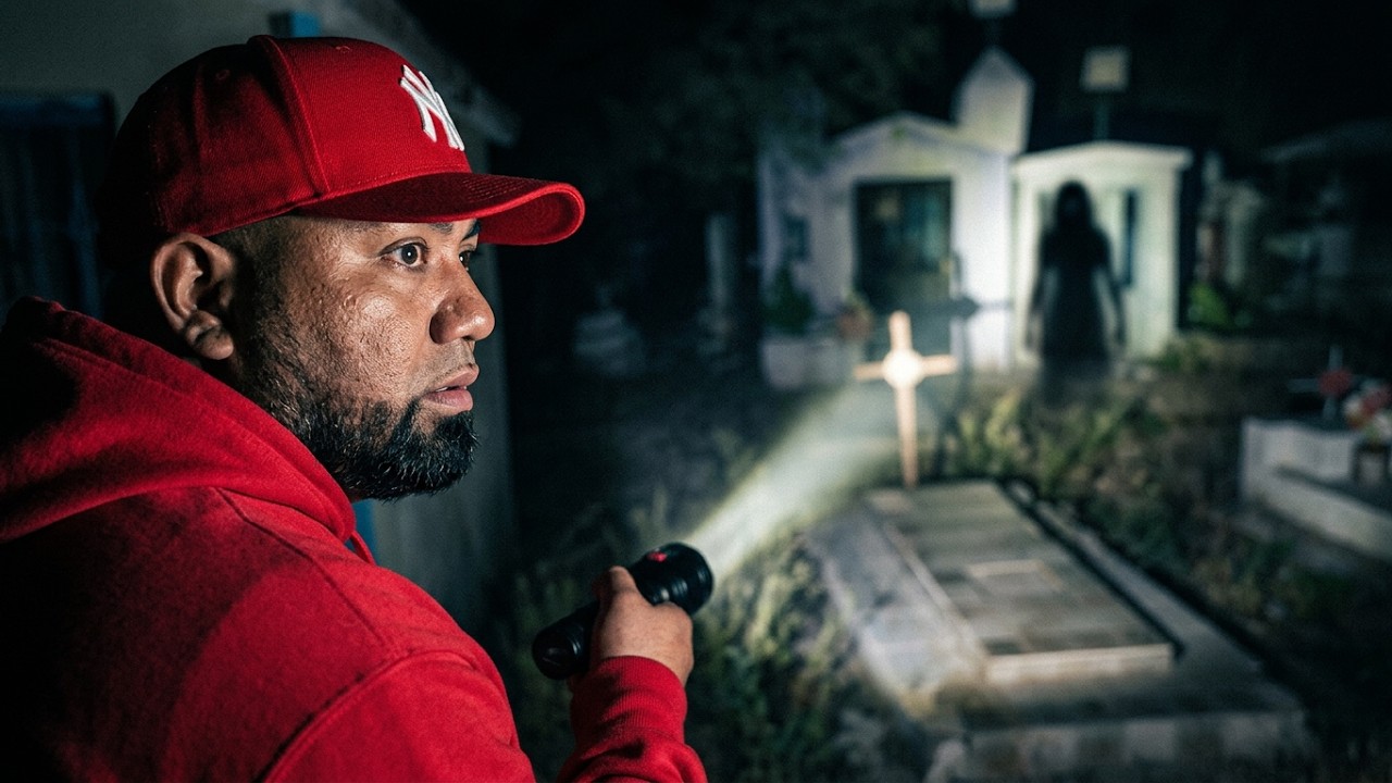 Pasamos una Noche aterradora en el cementerio
