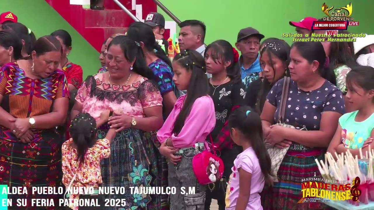 Pueblo Nuevo en su Feria. La Cumbia Juana La Cubana Marimba Orquesta Maderas Tablonenses 