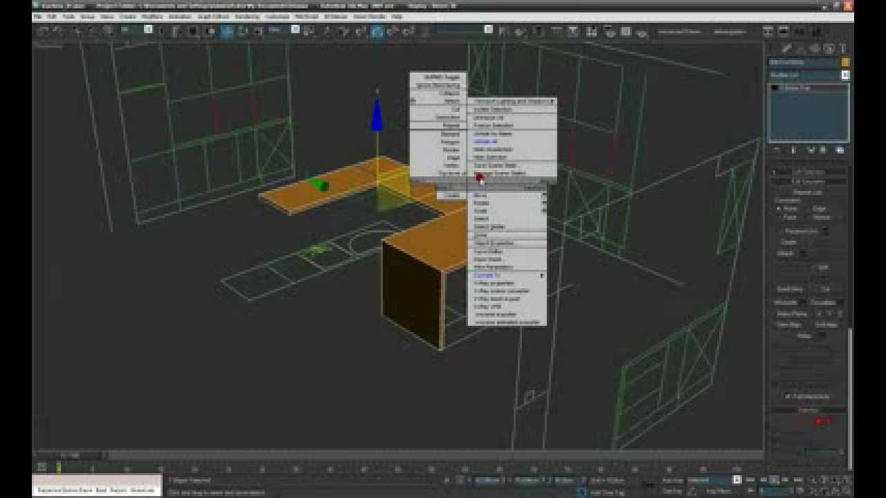 03 cokół i konstrukcja szafek - wizualizacja wnętrza w 3ds Max
