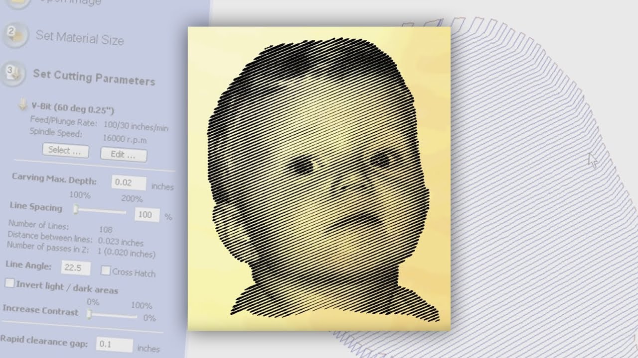 PhotoVCarve - Engraving Photographs