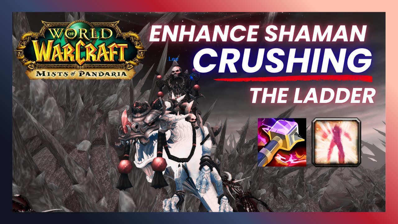 Enhance Shaman CRUSHING The Ladder ⚡⚔️ 3v3 Arena [MoP Classic]