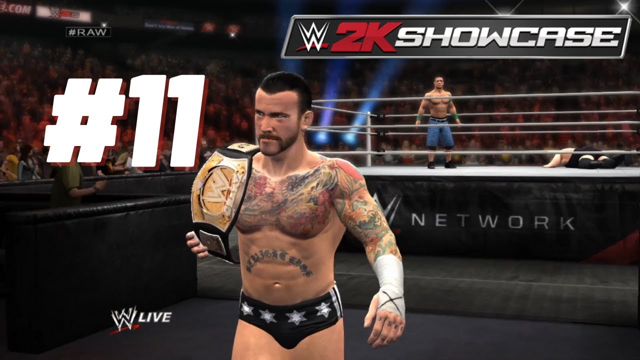 WWE 2K15 - Match #11 - John Cena & CM Punk vs Daniel Bryan & Big Show [2K Showcase] (1080p) (PS3)