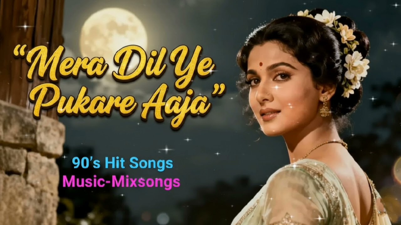 Mera Dil Ye Pukare Aaja | 90's Evergreen Songs | Old Hit Bollywood Songs | Mixsongs 