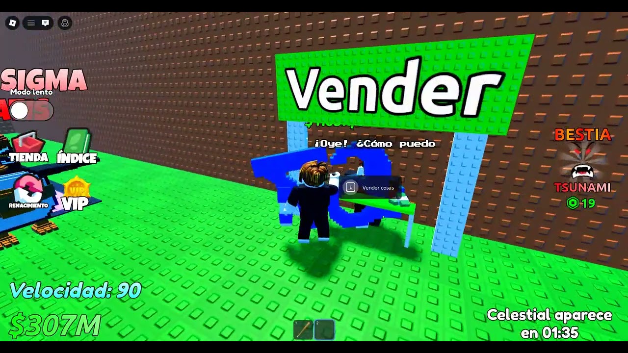 jugando escapa del sunami por brainrot