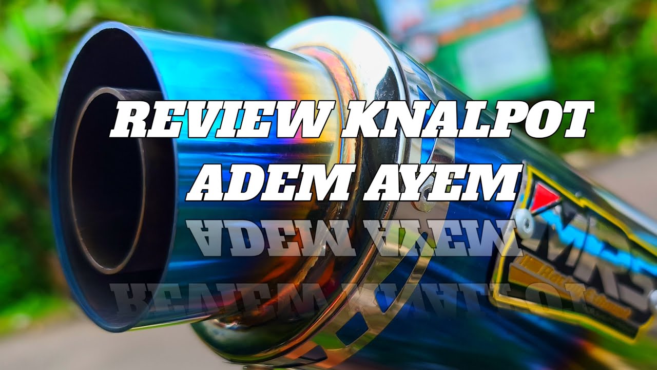 Review Knalpot Adem Ayem By MRS Racing Exhaust
