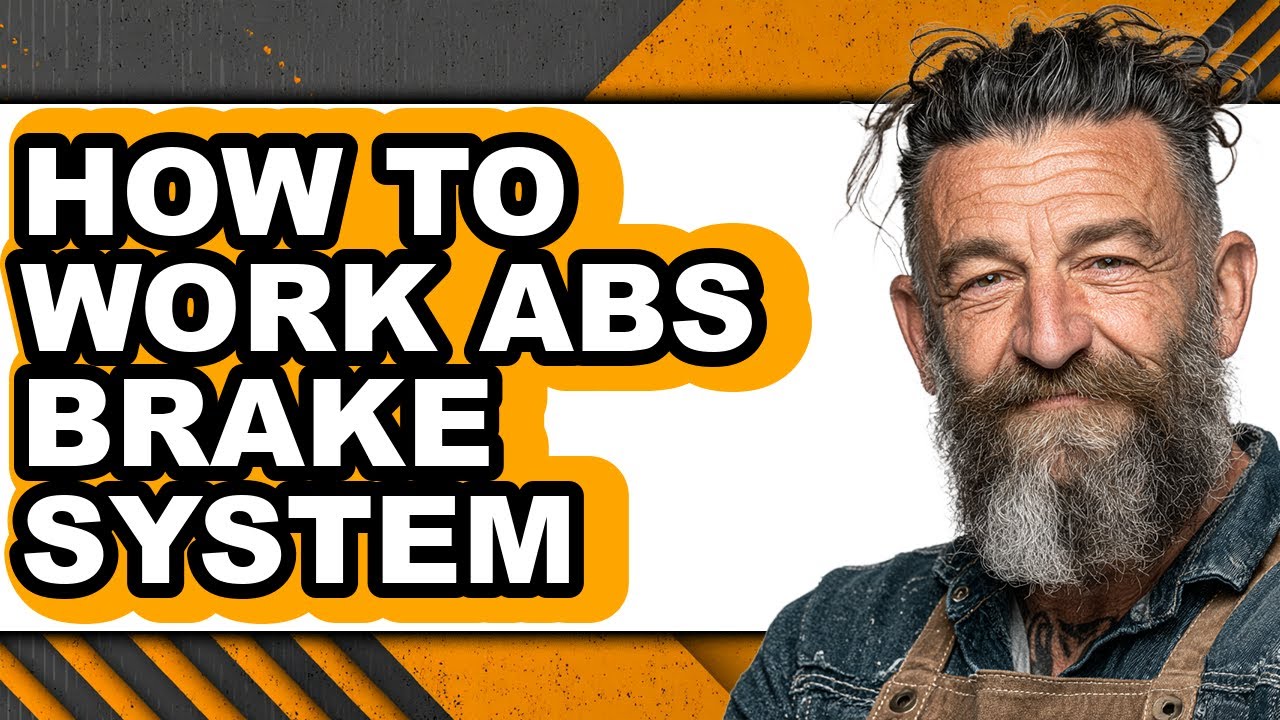 How to Work Abs Brake System (easy Method)