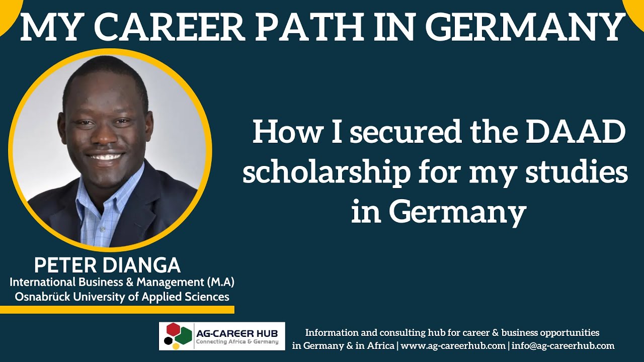 How I secured the DAAD scholarship for my studies in Germany