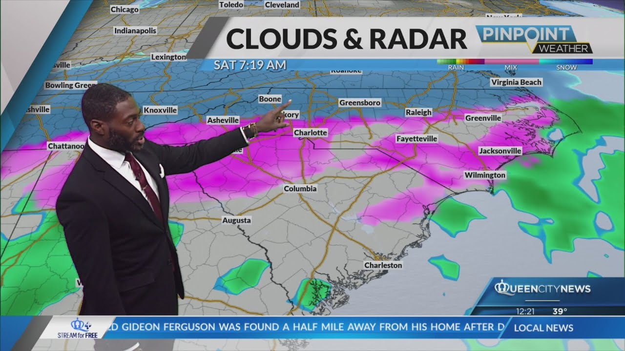 Cold & sunny Tuesday for Charlotte; weekend snow chance remains