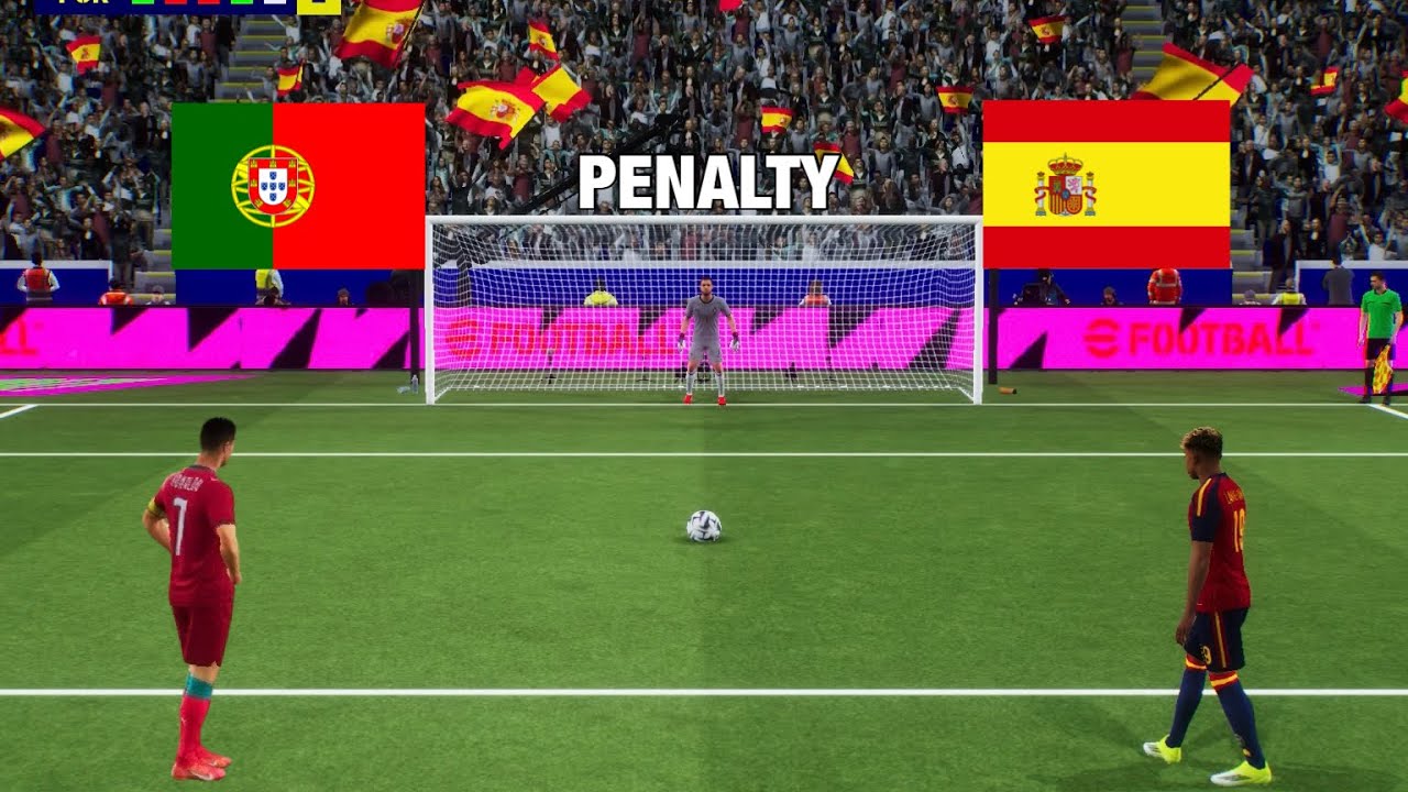 Spain vs Portugal Penalty Shootout | ESP vs POR Match | Lamine vs Ronaldo