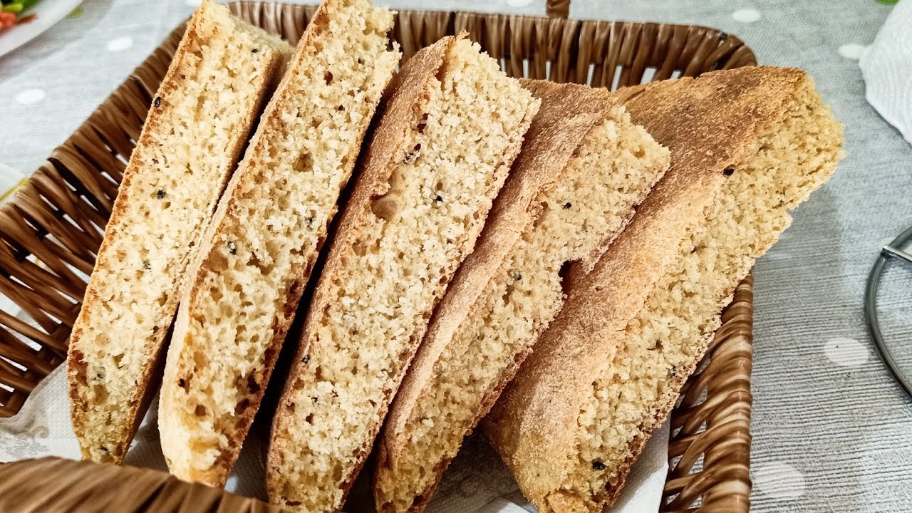 مطلوع القمح في الفرن خفيف سهل وبدون عجن بمكونات صحية whole wheat bread pain complet de blé