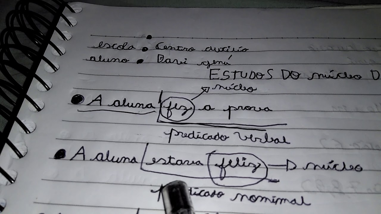 Aula de n&uacute;cleo de predicado