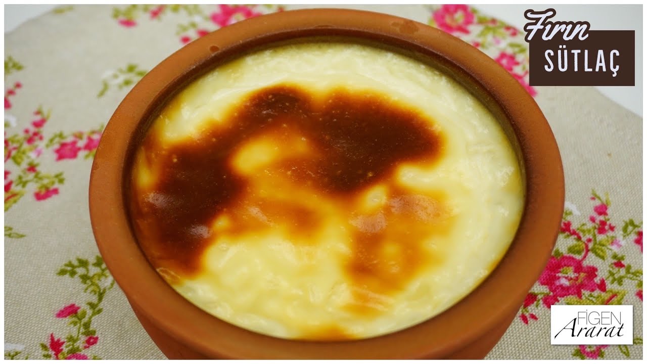 Tam kıvamında fırın sütlaç tarifi / tatlı tarifleri / Figen Ararat