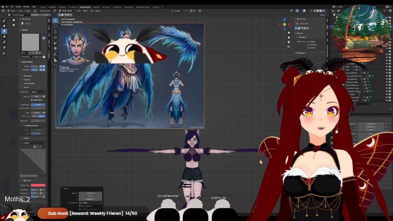 3d Modeling Vtuber Commission @velocitish
