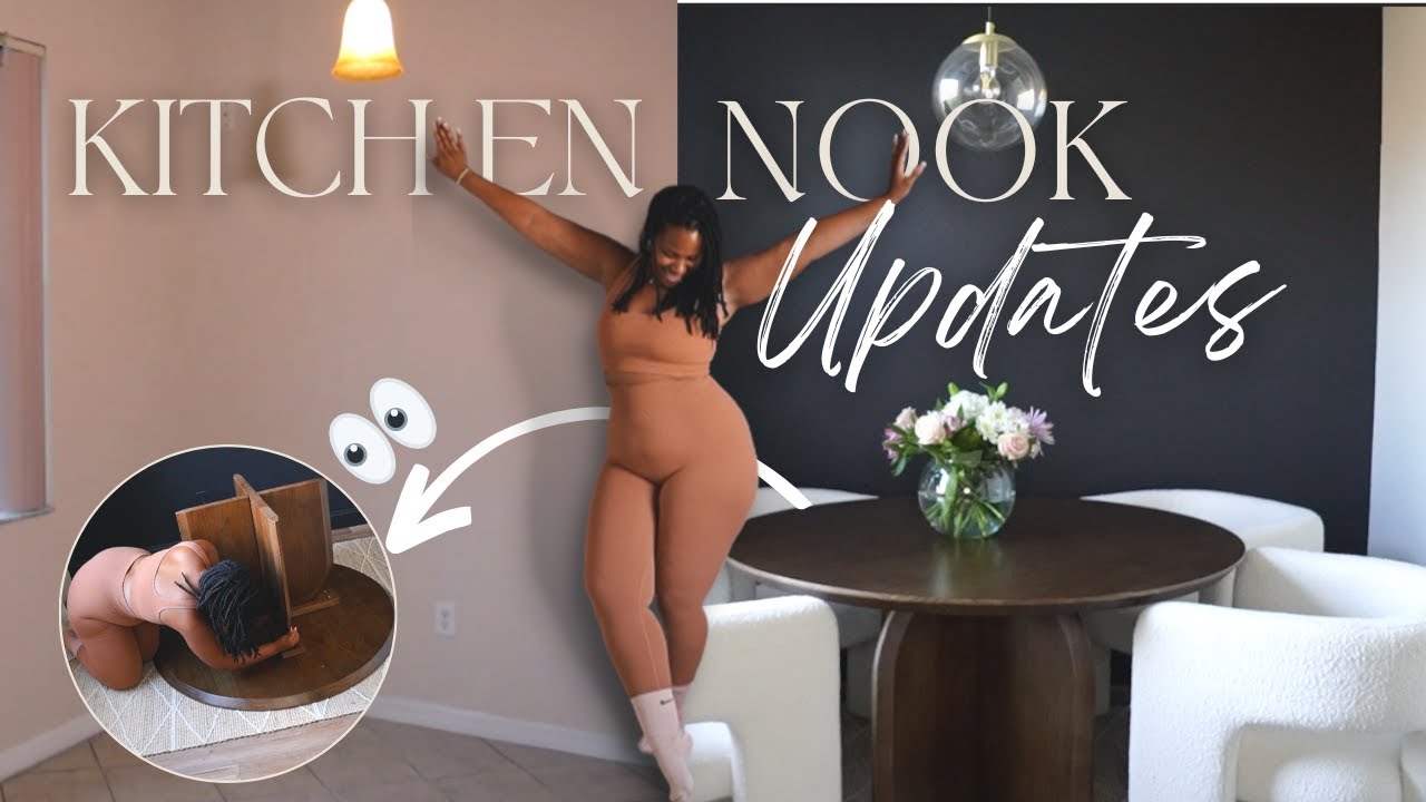 * NEW FURNITURE * | LUXURY KITCHEN MAKEOVER | NOOK |  DECORATE WITH ME | MODERN | HOMARY | VLOG