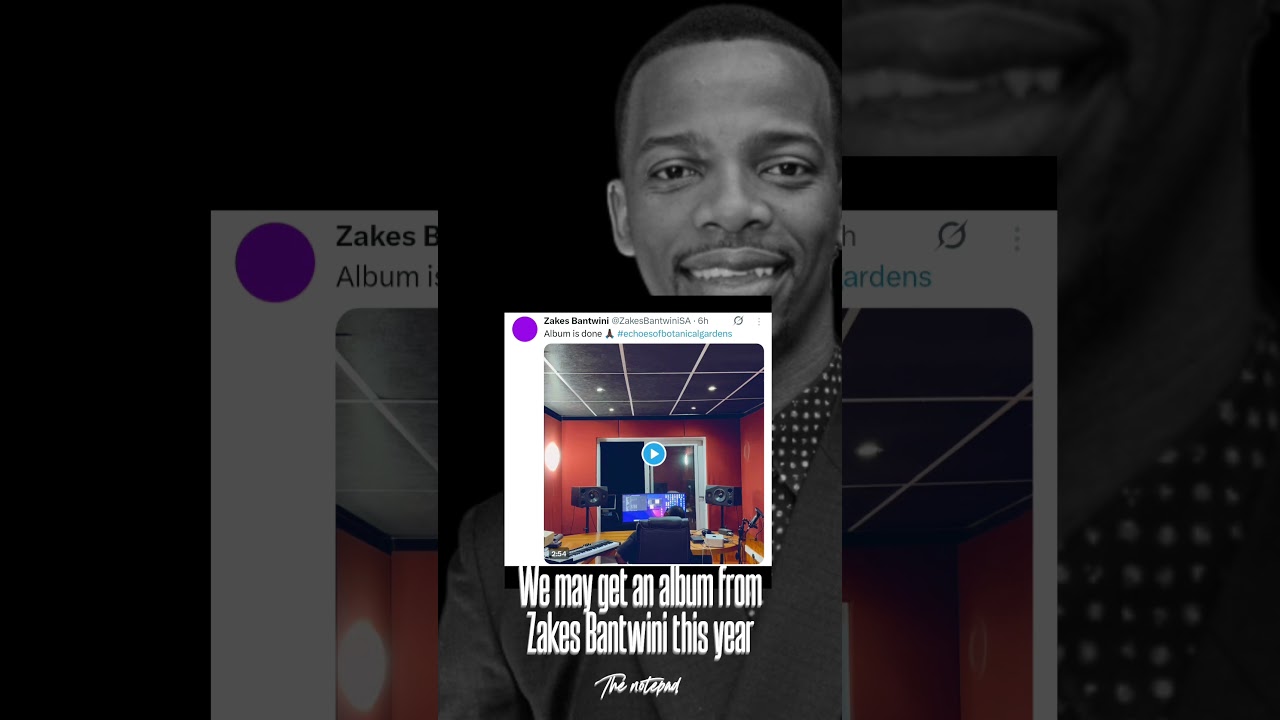 Zakes Bantwini is done with his album 🔥♥️ 